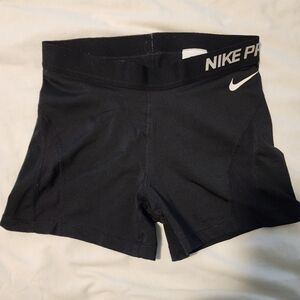 NikePro Womens Black Shorts - Large